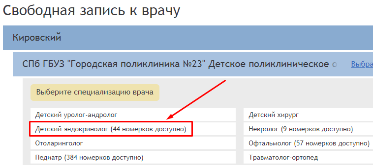 Самозапись к врачу в санкт петербурге
